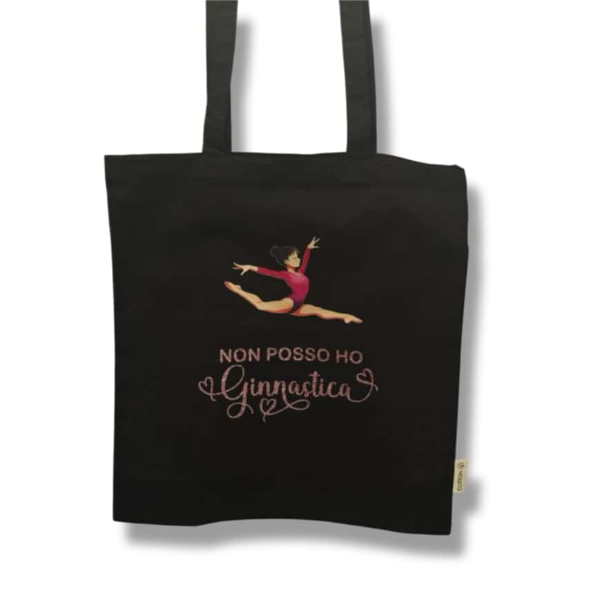 Borsa in tela “Non posso ho ginnastica”