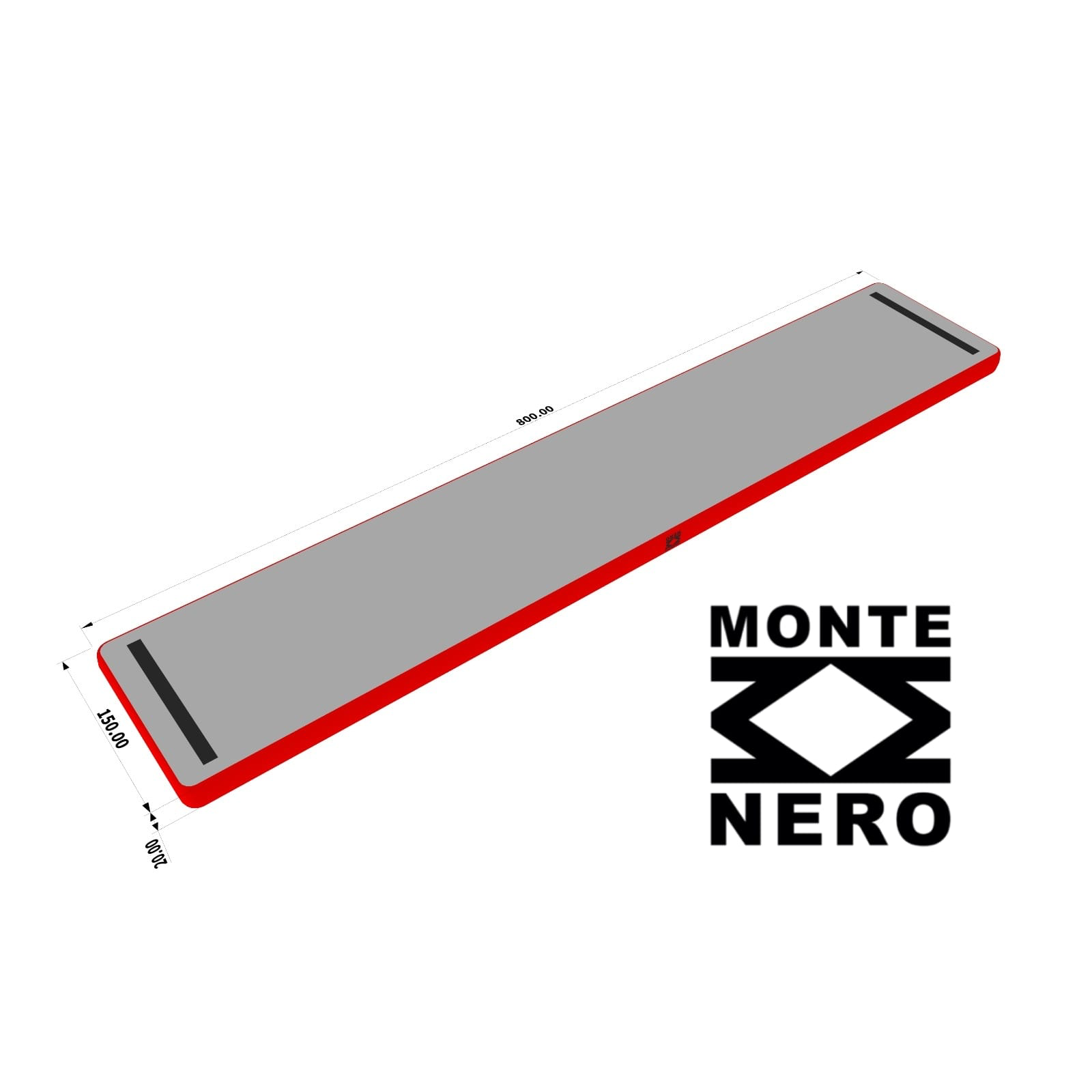 Airtrack - Pedana gonfiabile 8x1,5 m - 2 altezze